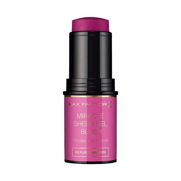 Geliniai skaistalai Max Factor Miracle Sheer 8 g, 002 Flirty Magenta kaina ir informacija | Bronzantai, skaistalai | pigu.lt