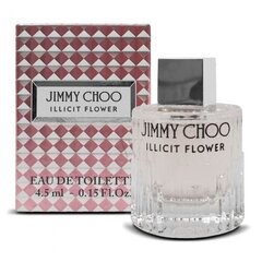 Туалетная вода Jimmy Choo Illicit Flower EDT для женщин, 4.5 мл цена и информация | Женские духи | pigu.lt