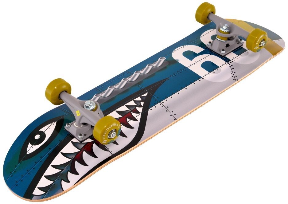 Riedlentė Street Surfing Street Skate 31” Shark Fire kaina ir informacija | Riedlentės | pigu.lt