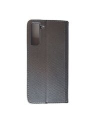 Hallo Book Case, skirtas Samsung Galaxy S21 FE, juoda kaina ir informacija | Telefono dėklai | pigu.lt