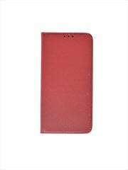 Hallo Book Case, skirtas Samsung Galaxy S21 FE , raudonas kaina ir informacija | Telefono dėklai | pigu.lt