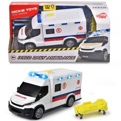 Žaislinis greitosios pagalbos automobilis su šviesos ir garso efektais Dickie, 18 cm kaina ir informacija | Žaislai berniukams | pigu.lt