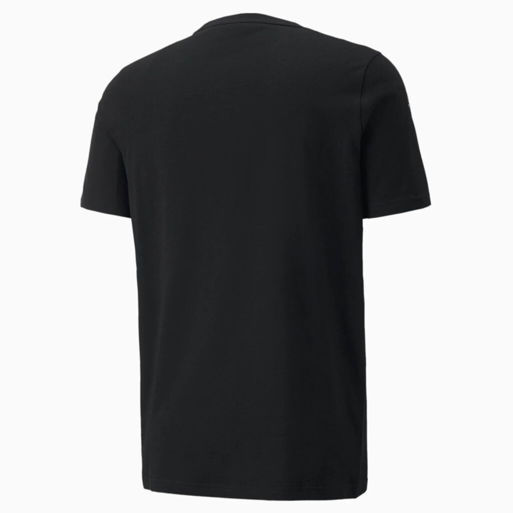 Vyriški marškinėliai trumpomis rankovėmis Puma Essentials+ Tape, juodi S6436238. kaina ir informacija | Sportinė apranga vyrams | pigu.lt