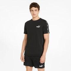 Мужская футболка с коротким рукавом Puma Essentials+ Tape, чёрная S6436238 цена и информация | Мужские термобрюки, темно-синие, SMA61007 | pigu.lt