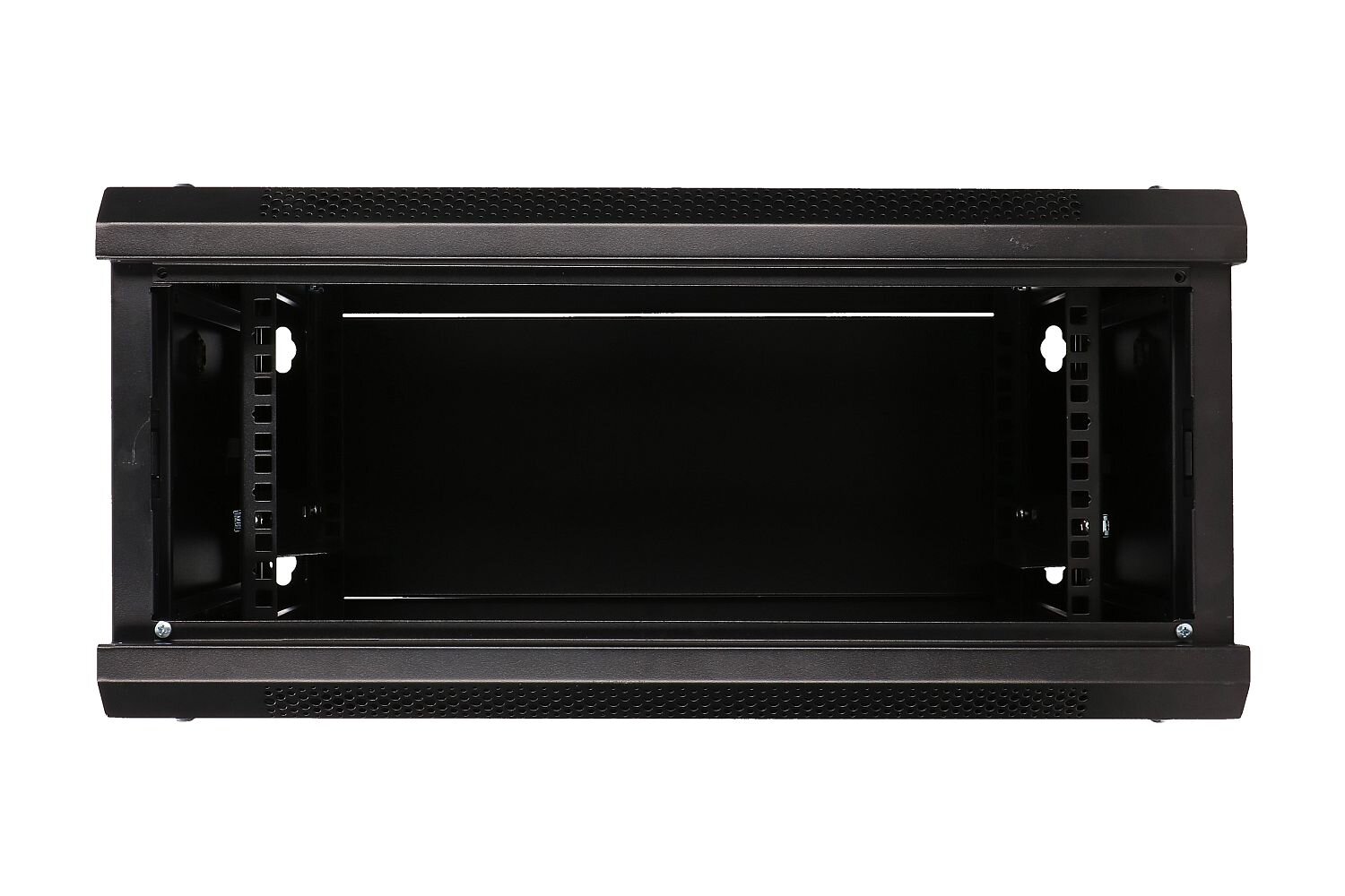 Wall cabinet 4U 600x450 black glass door цена и информация | Serveriai | pigu.lt