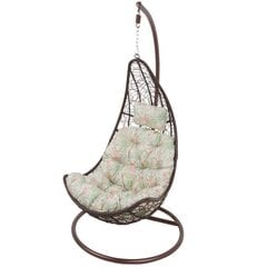 Подушка для подвесного стула Patio Trapez, зеленая/розовая цена и информация | Подушки, наволочки, чехлы | pigu.lt