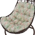 Подушка для подвесного стула Patio Trapez, зеленая/розовая