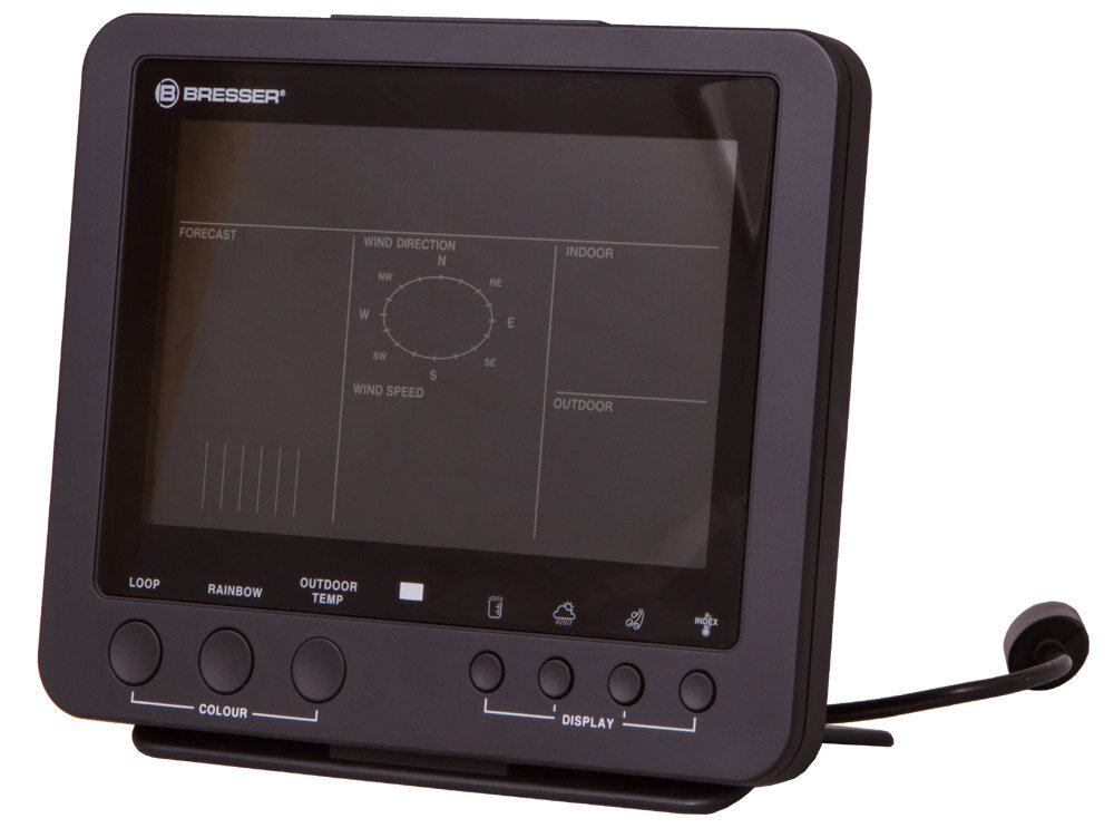 Meteorologinė stotelė Bresser 5-in-1 su spalvotu ekranu, juoda kaina ir informacija | Meteorologinės stotelės, termometrai | pigu.lt
