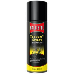 Tefloninis purškalas dviračiams BALLISTOL BikeDryLube, 200 ml цена и информация | Инструменты, средства ухода для велосипеда | pigu.lt