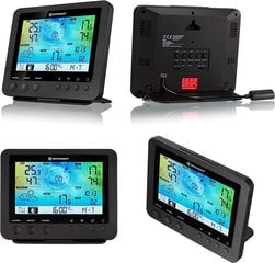 Метеостанция Bresser 5-в-1, с Wi-Fi и цветным экраном, черная цена и информация | Метеорологические станции, термометры | pigu.lt