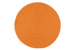 4Living stalo padėkliukas Summer Jute Orange, 38x38 cm kaina ir informacija | Staltiesės, servetėlės | pigu.lt