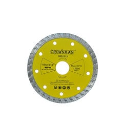 Deimantinis diskas Crownman 0851515, 115 mm цена и информация | Механические инструменты | pigu.lt