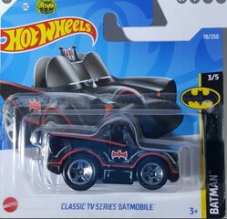Automodelis Hot Wheels Classic TV Series Batmobile 2022 - 078 - HCT04 kaina ir informacija | Žaislai berniukams | pigu.lt