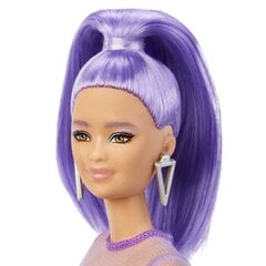 Кукла Barbie модистка в блестящем сиреневом платье, HBV12 цена и информация | Игрушки для девочек | pigu.lt