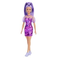 Кукла Barbie модистка в блестящем сиреневом платье, HBV12 цена и информация | Игрушки для девочек | pigu.lt