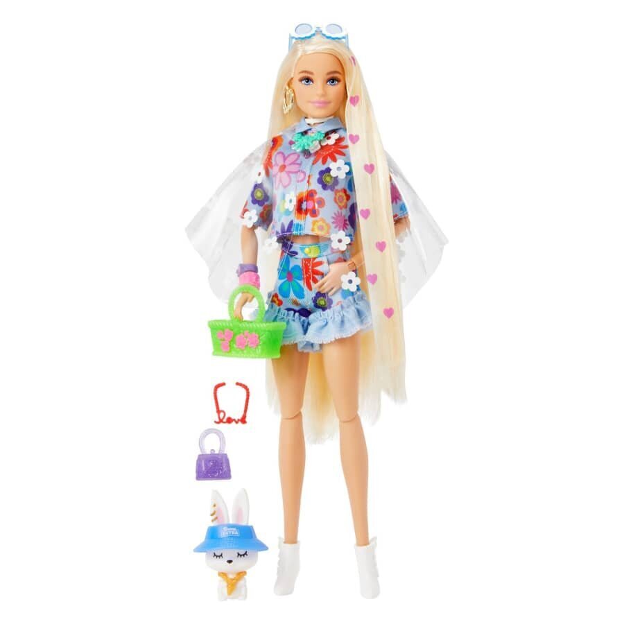 Lėlė Barbie Extra, HDJ45 kaina ir informacija | Žaislai mergaitėms | pigu.lt