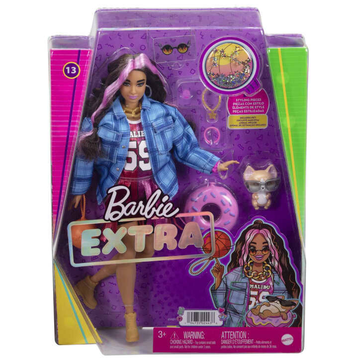 Lėlė Barbie Extra, HDJ46 kaina ir informacija | Žaislai mergaitėms | pigu.lt
