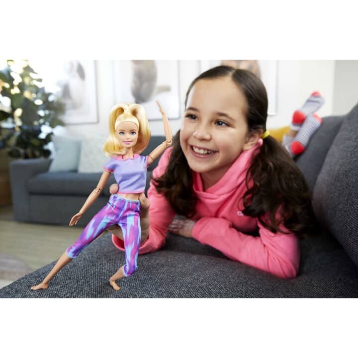 Lėlė Barbie Made to Move, GXF04 цена и информация | Žaislai mergaitėms | pigu.lt