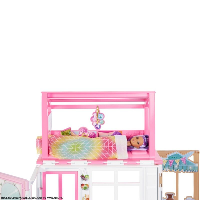 Lėlės Barbie sulankstomas namas, HCD47 kaina ir informacija | Žaislai mergaitėms | pigu.lt