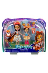 Кукольный набор «Лисичка и сестричка» Enchantimals, HCF81 цена и информация | Игрушки для девочек | pigu.lt