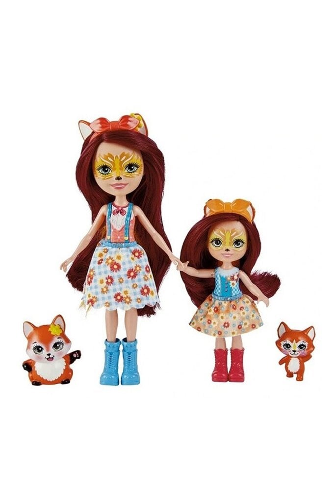 Lėlė laputės ir sesutės rinkinys Enchantimals, HCF81 kaina ir informacija | Žaislai mergaitėms | pigu.lt