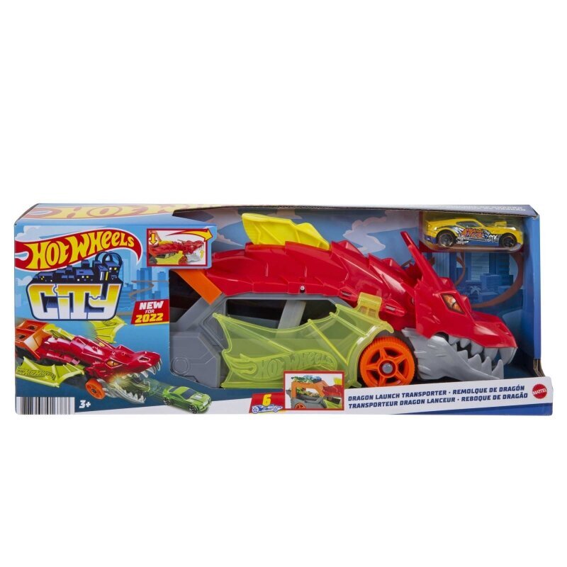 Transporteris Drakonas Hot Wheels, GTK42 kaina ir informacija | Žaislai berniukams | pigu.lt