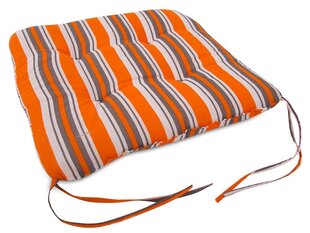 Подушка на стул Patio C002-03PB, 45 х 45 см, оранжевая/серая цена и информация | Подушки, наволочки, чехлы | pigu.lt