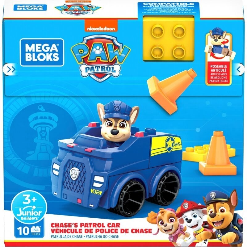 Chase automobilis Paw Patrol (Šunyčiai Patruliai), HDJ33 kaina ir informacija | Žaislai berniukams | pigu.lt