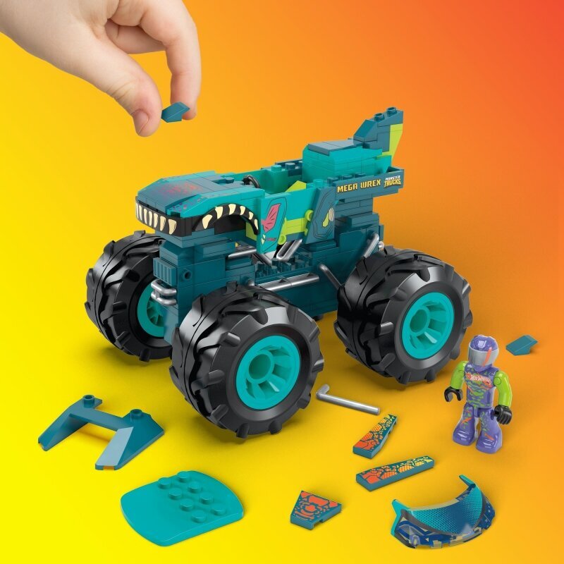 Konstruktorius Ryklys Mega Construx Hot Wheels, HDJ95 kaina ir informacija | Konstruktoriai ir kaladėlės | pigu.lt