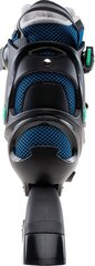 Регулируемые роликовые коньки CoolSlide Wonton YB, размер 40-43, черный/синий цвет цена и информация | Роликовые коньки | pigu.lt
