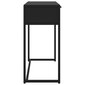 Konsolinis staliukas, juodos spalvos, 72x35x75cm, plienas kaina ir informacija | Kavos staliukai | pigu.lt