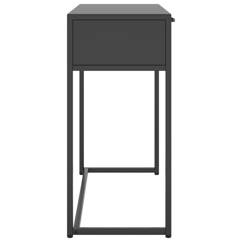 Konsolinis staliukas, antracito spalvos, 72x35x75cm, plienas kaina ir informacija | Kavos staliukai | pigu.lt