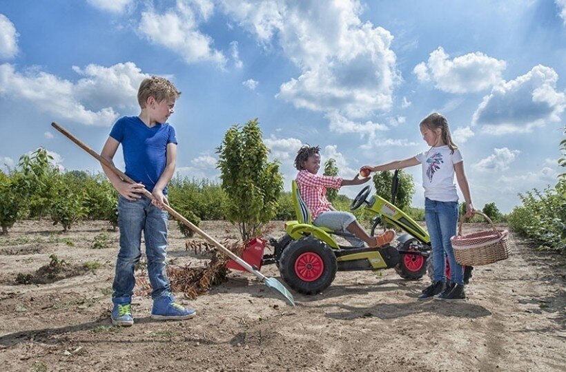 Mašinėlė Berg Go-kart New Holland BFR-3 цена и информация | Žaislai berniukams | pigu.lt