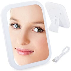 Šviečiantis kosmetinis LED veidrodis, 1 vnt. kaina ir informacija | Kosmetinės, veidrodėliai | pigu.lt