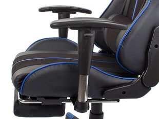Žaidimų kėdė, juoda/mėlyna kaina ir informacija | Biuro kėdės | pigu.lt