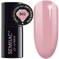 Semilac 802 стойкий гибридный гель лак для ногтей Extend Dirty Nude Rose 7 мл ( 5 in 1 )