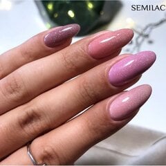 Стойкий гибридный гель лак для ногтей SEMILAC 322 Shimmer Dust Brown, 7 мл цена и информация | Лаки, укрепители для ногтей | pigu.lt