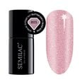 Semilac 805 стойкий гибридный гель лак для ногтей Extend Glitter Dirty Nude Rose 7 мл ( 5 in 1 )