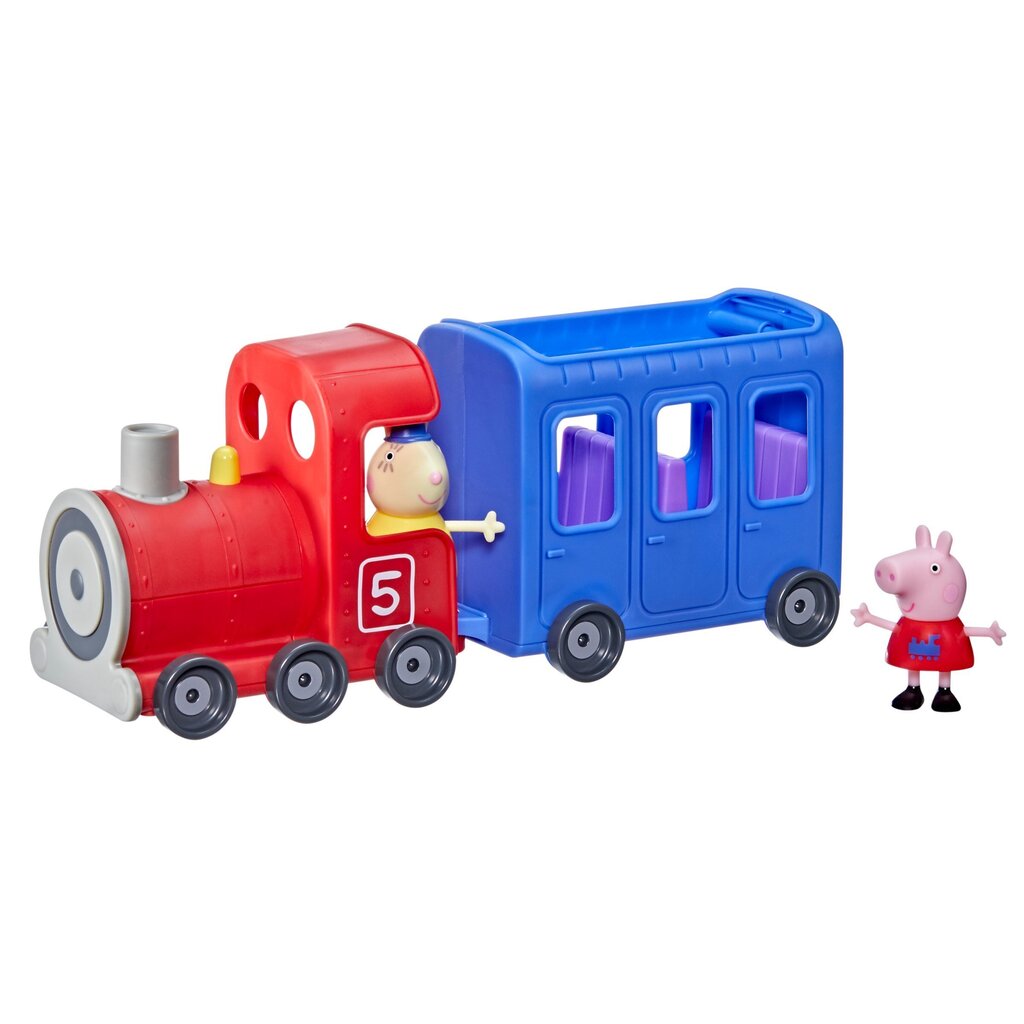 Rinkinys Kiaulytės Pepos traukinukas Peppa Pig kaina ir informacija | Žaislai mergaitėms | pigu.lt