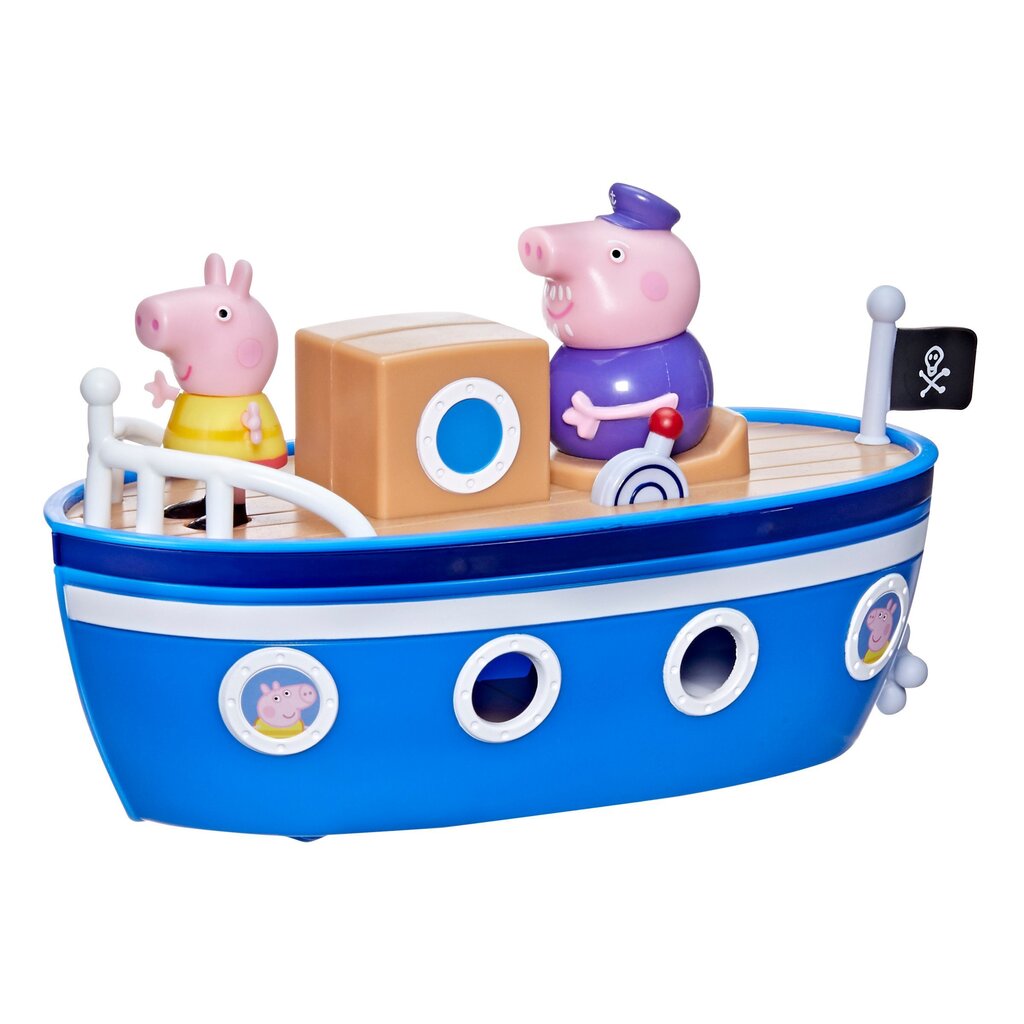 Rinkinys Kiaulytės Pepos senelio laivas Hasbro Peppa Pig kaina ir informacija | Žaislai mergaitėms | pigu.lt