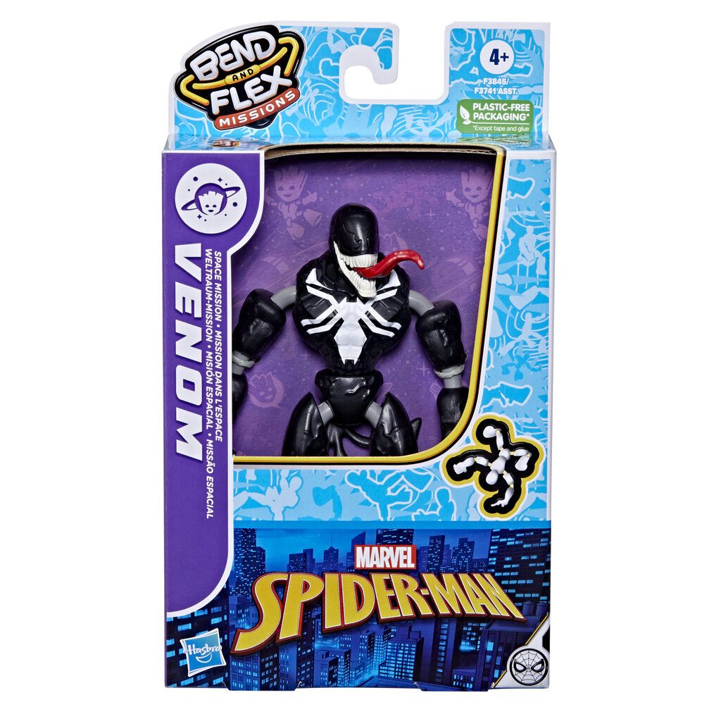 Figūrėlė Hasbro Spider-man Bend And Flex, 15 cm kaina ir informacija | Žaislai berniukams | pigu.lt