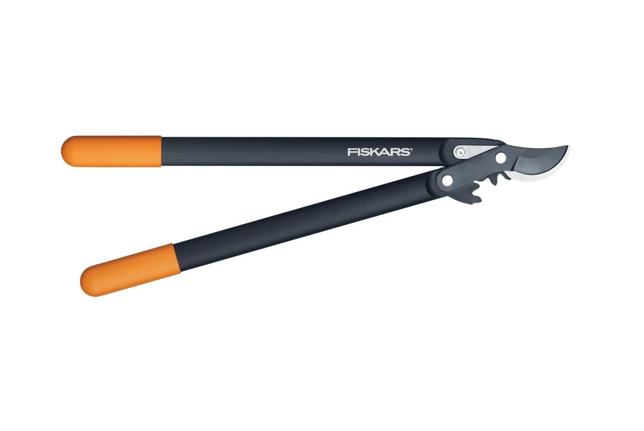 Svertinės sodo žirklės prasilenkiančiais ašmenimis Fiskars PowerGear™ L76 цена и информация | Sodo įrankiai | pigu.lt