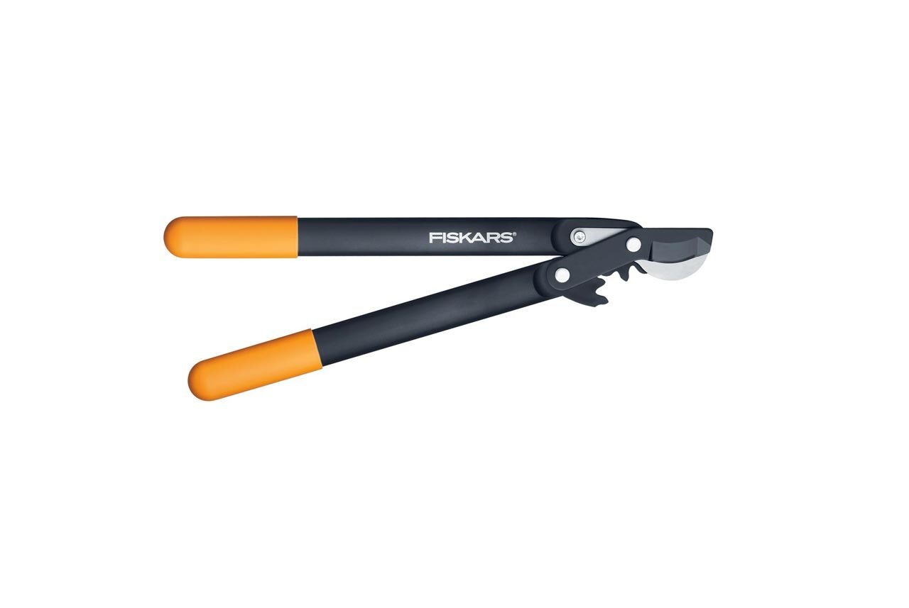 Svertinės sodo žirklės prasilenkiančiais ašmenimis Fiskars PowerGear™ L70 1002104 kaina ir informacija | Sodo įrankiai | pigu.lt