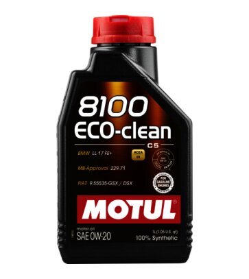 Alyva Motul 8100 Eco-clean 0W20, 1L (108813) kaina ir informacija | Variklinės alyvos | pigu.lt