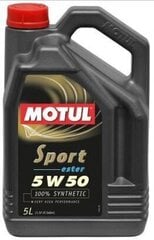 Alyva Motul Sport 5W50, 5L (102716) kaina ir informacija | Variklinės alyvos | pigu.lt