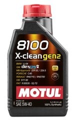 Масло Motul 8100 X-clean gen2 5W40, 1л (109761) цена и информация | Моторные масла | pigu.lt