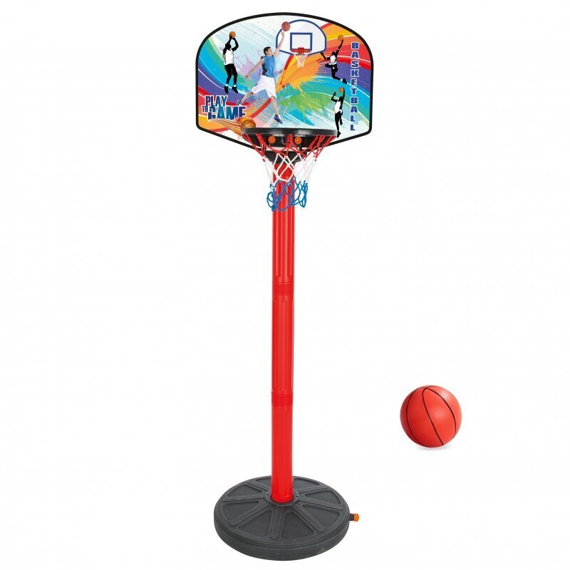 Vaikiškas krepšinio stovas su kamuoliu Woopie, 215 cm цена и информация | Vandens, smėlio ir paplūdimio žaislai | pigu.lt