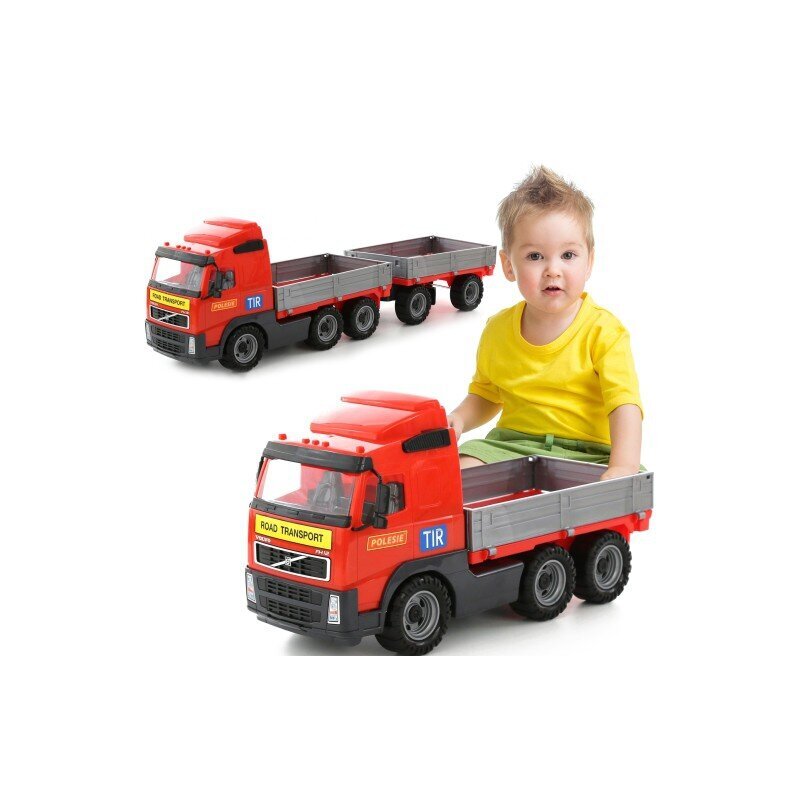 Mechaniko rinkinys su šalmu ir Volvo sunkvežimiu kaina ir informacija | Žaislai berniukams | pigu.lt