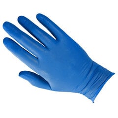 Перчатки нитриловые, синие, размер XL цена и информация | Рабочие перчатки | pigu.lt