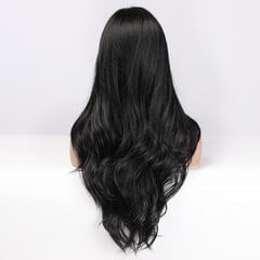 Парик длинные волосы, черный цена и информация | Аксессуары для волос | pigu.lt